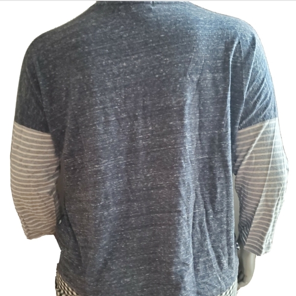 XXL - Old Navy | 3/4 Sleeve Mixed Pattern Shirt - Picture 2 of 4